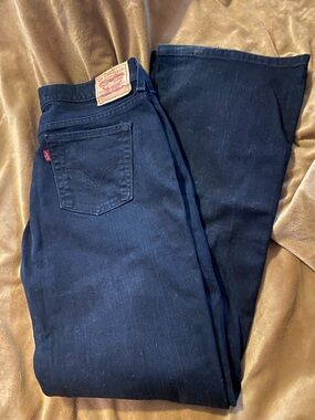 Vintage Womens Levis 515 Bootcut Black Jeans 
Sz 10 M